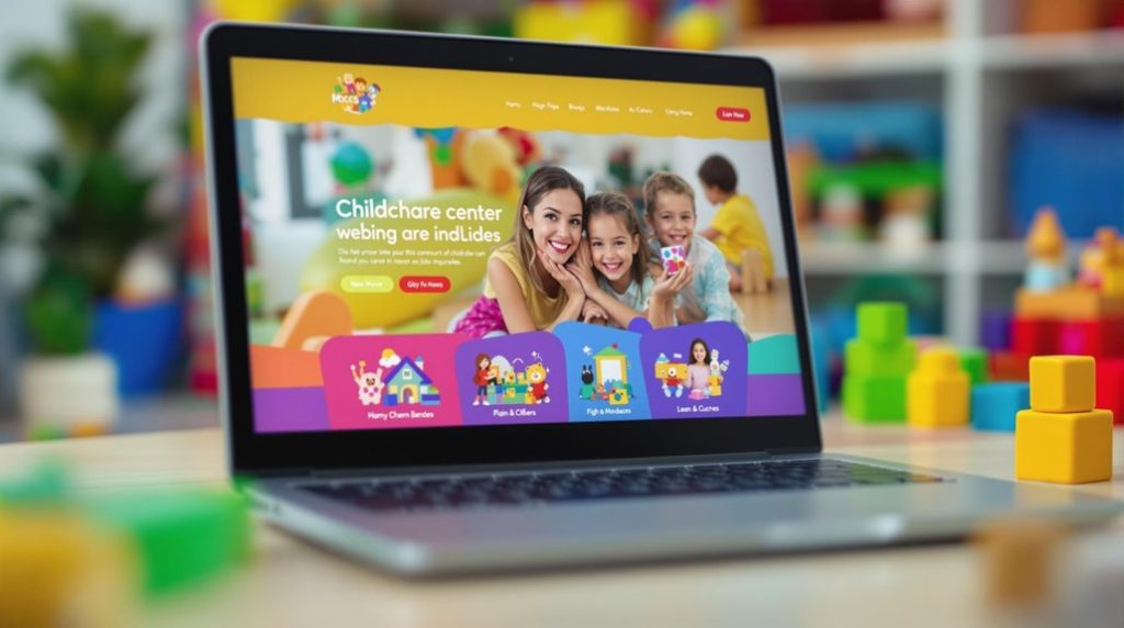 childcare website development solutions